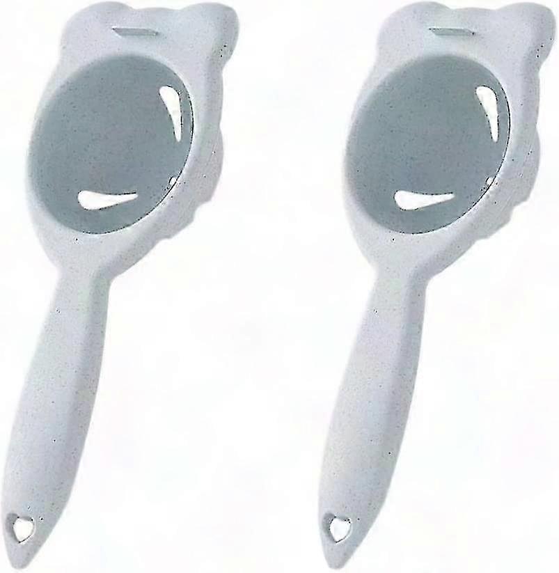 2 Pcs Blue Egg Yolk Separator with Long Handle - Kitchen Tool for Egg White Filter, Perfect Gift