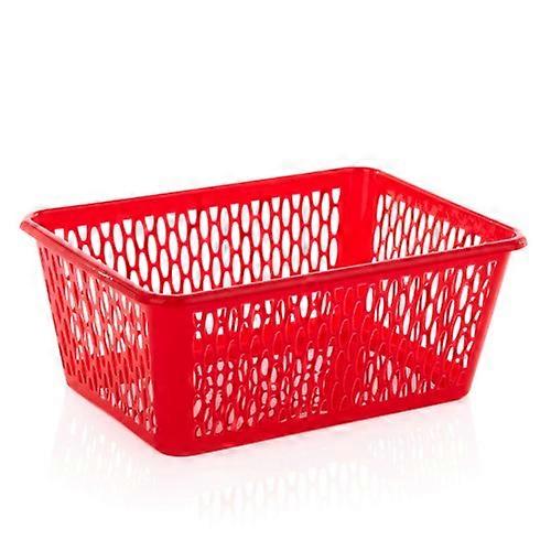 Leecroft 37cm Handy Basket Red 37 x 26 x 16cm