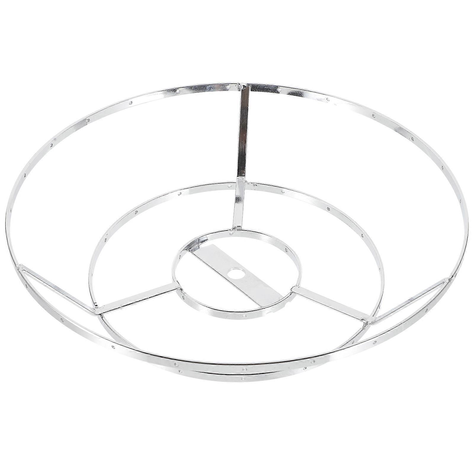 Diy Lampshade Frame for Pendant Lighting, Vintage Style Holder for Home, Office, Cafe, Bar, Sturdy and Easy to Use, Lamp Shade Making Supply