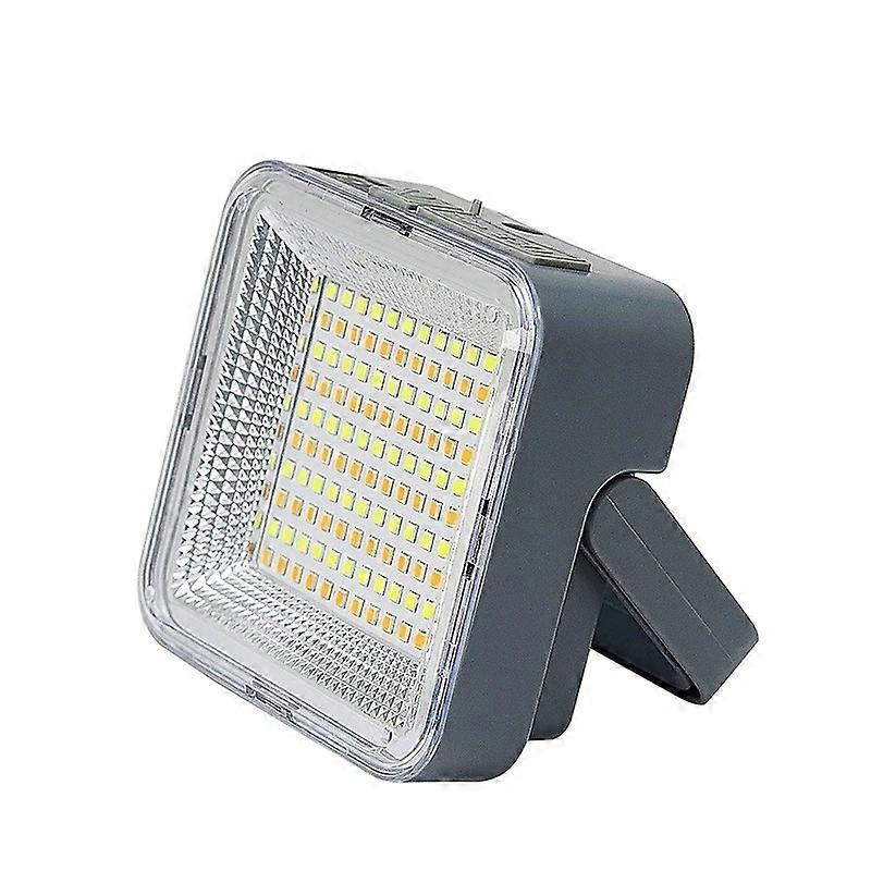 Mini projecteur multifonctionnel rechargeable solaire, LED portable extérieure