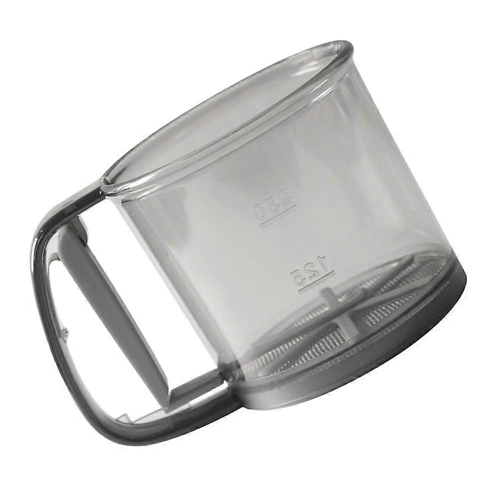 Handheld Flour Sifter Cup with Mesh for Home Use Made of Stainless Steel ABS PP Material Grey Color