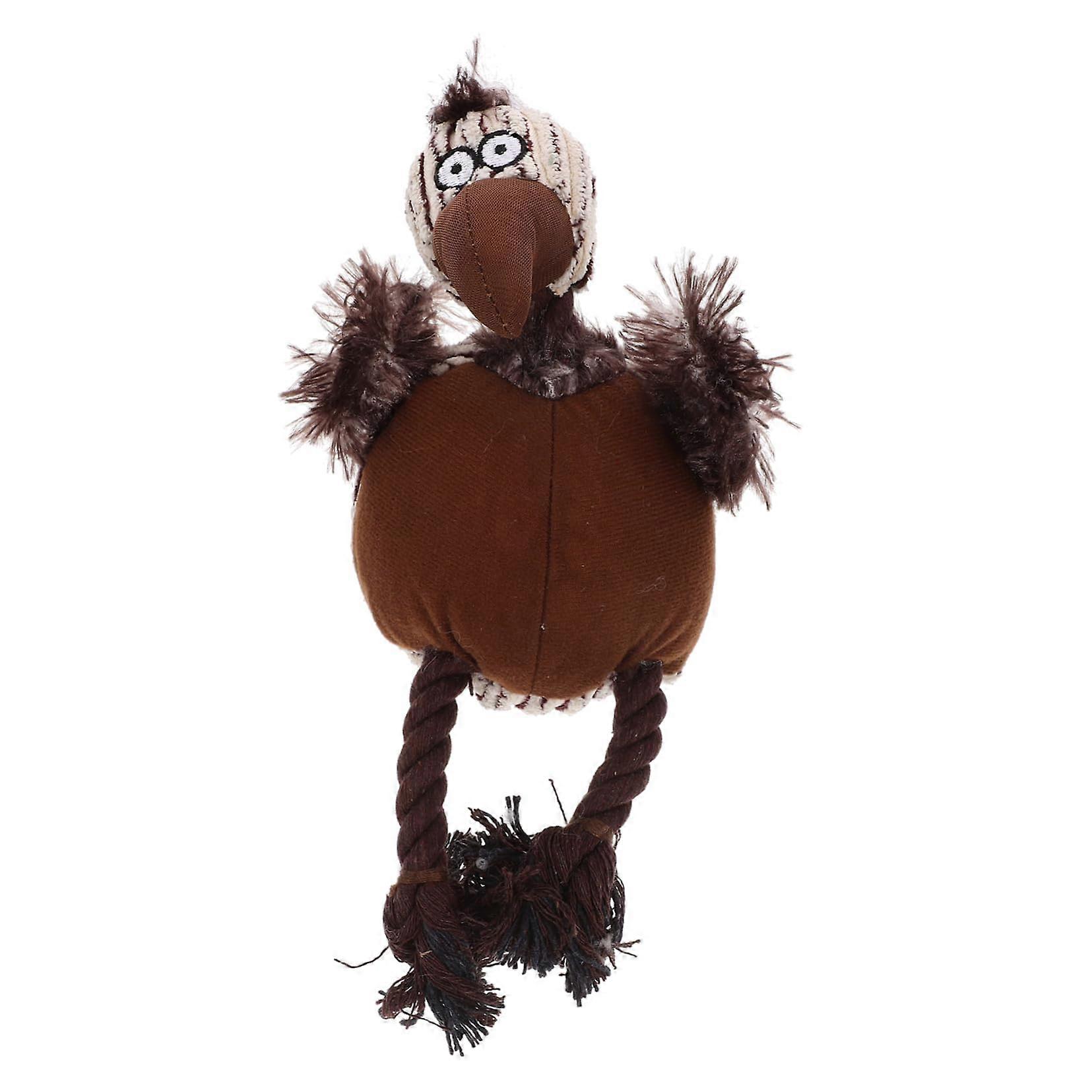 Dog Chew Toy Soft Material Puppy Squeaky Toy Bird Design Ideal for Small Dogs Durable Dog Teeth Cleaning Toy