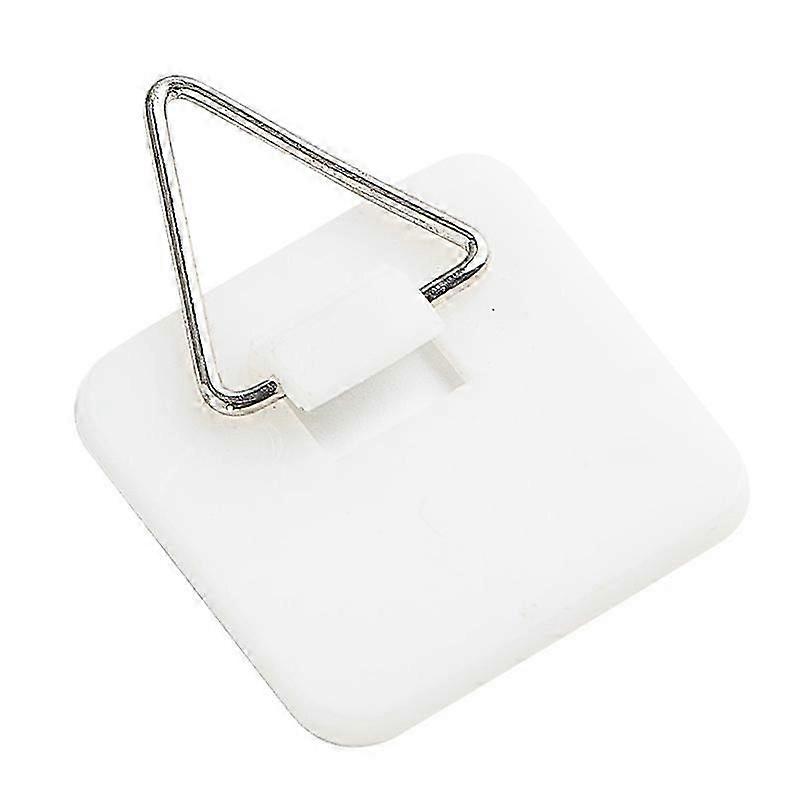50pcs Invisible Adhesive Mounts, Frame Fasteners Without Drill, Invisible Adhesive Wall Plate Hangers, Picture Hanger Without Drilling (generous * 25