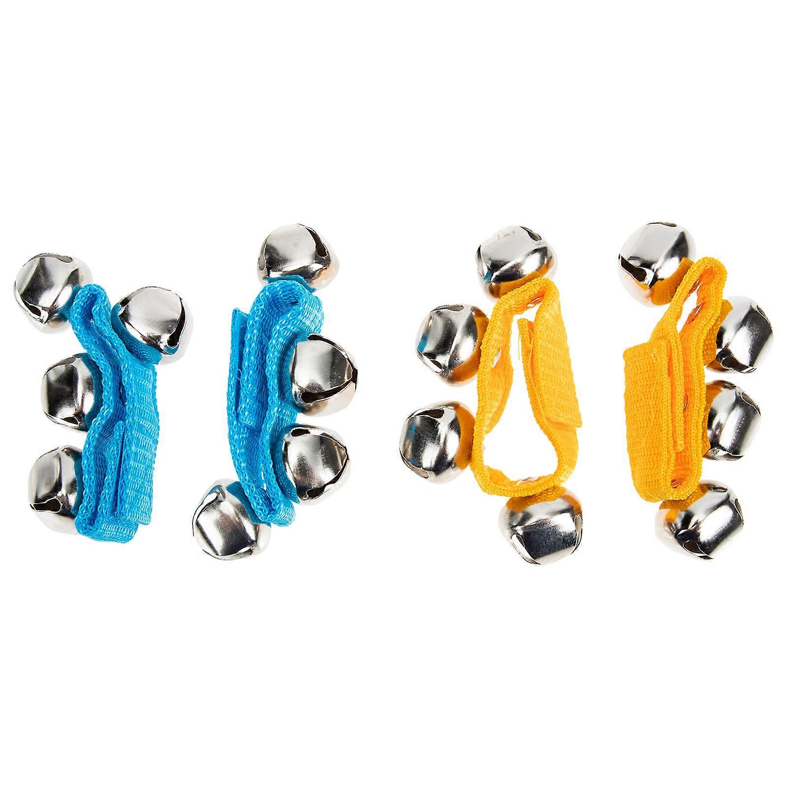 Wrist Bells For Kids Jingles Bells Christmas Decorative Music Bells 4Set