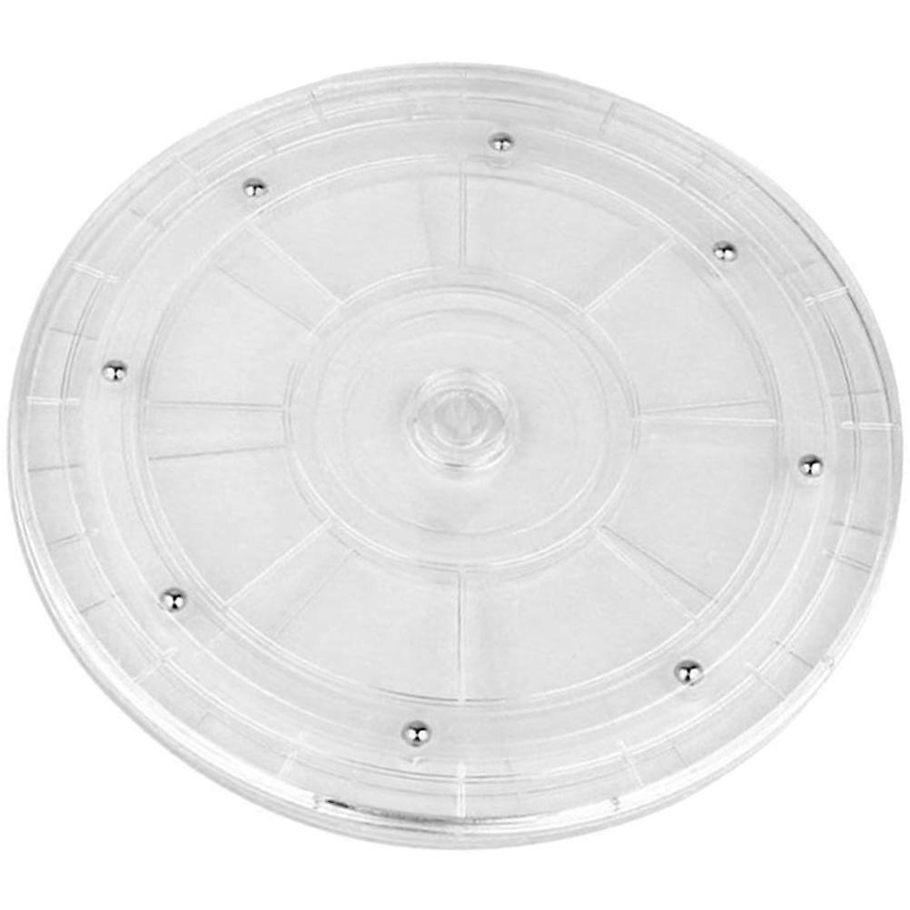 Rotating Turntable Serving Tray Decorative Use 20.3X20.3X1.5CM Practical and Convenient 1Set