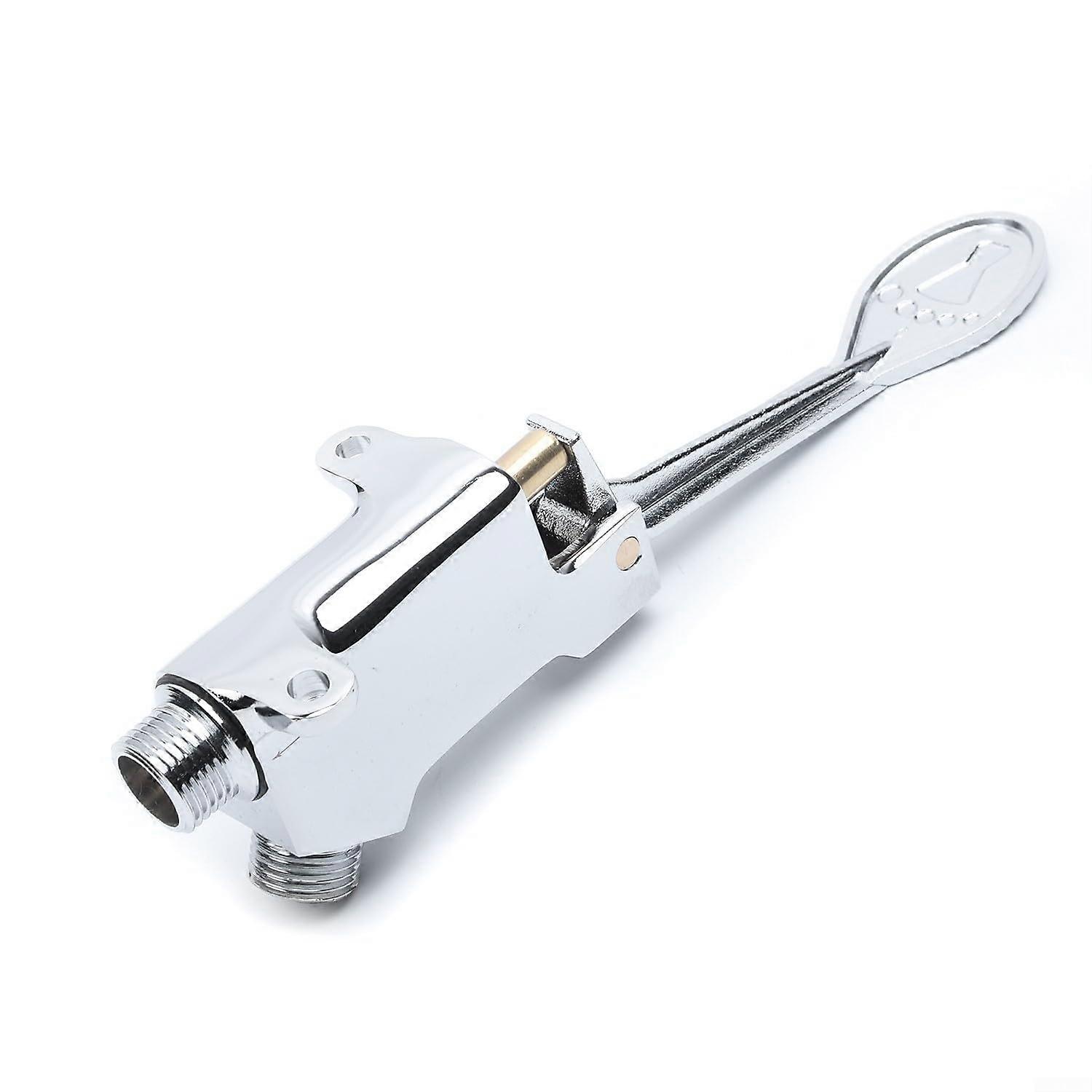 Floor Mount Pedal Valve, Single Cold Water Foot Tap, G1/2 Thread for Hospitals and Schools, Foot Pedal Control Faucet