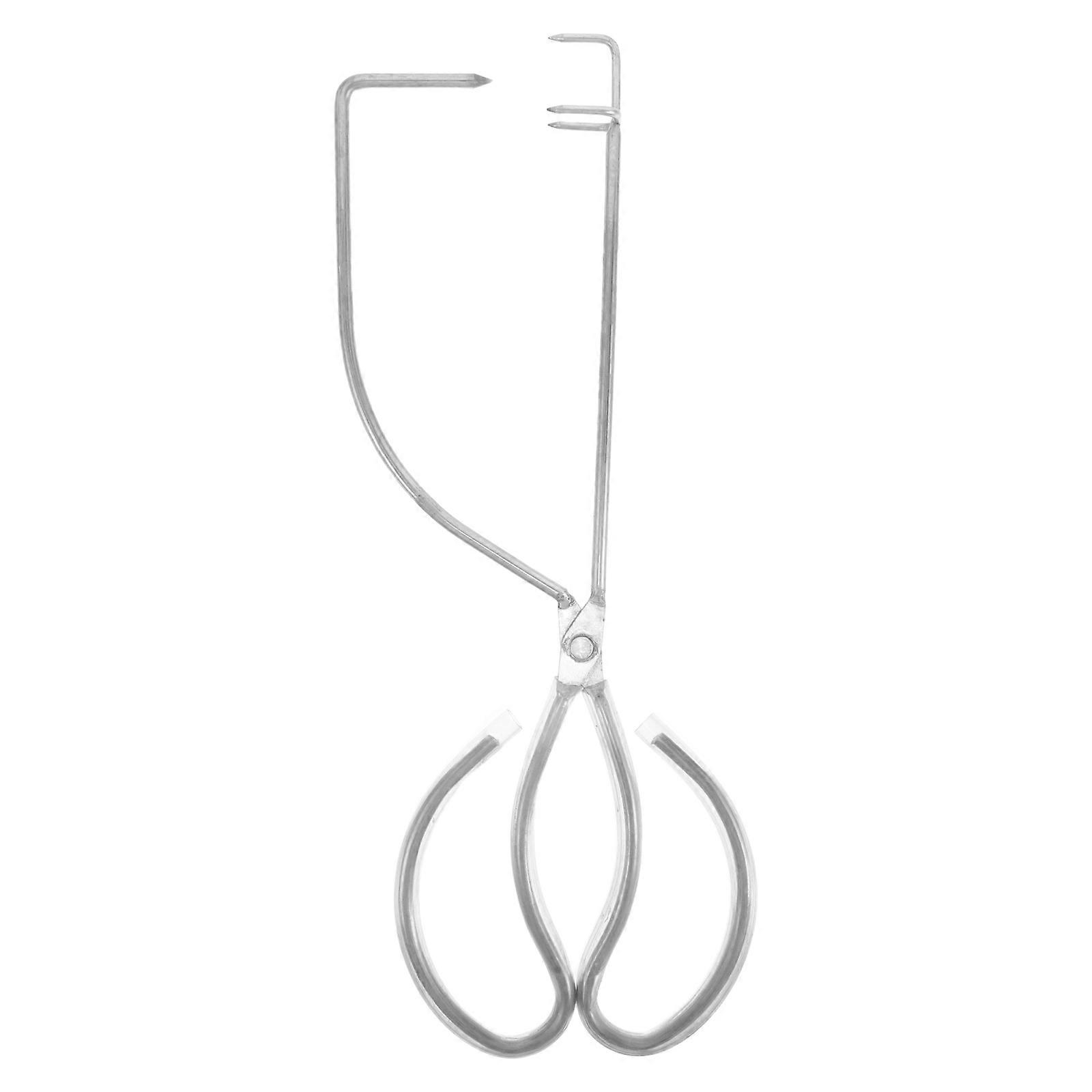 Stainless Steel Clay Sculpture Pliers for Pottery Glazing – Durable, Easy to Clean Art Tool for Safe Dipping & Coloring