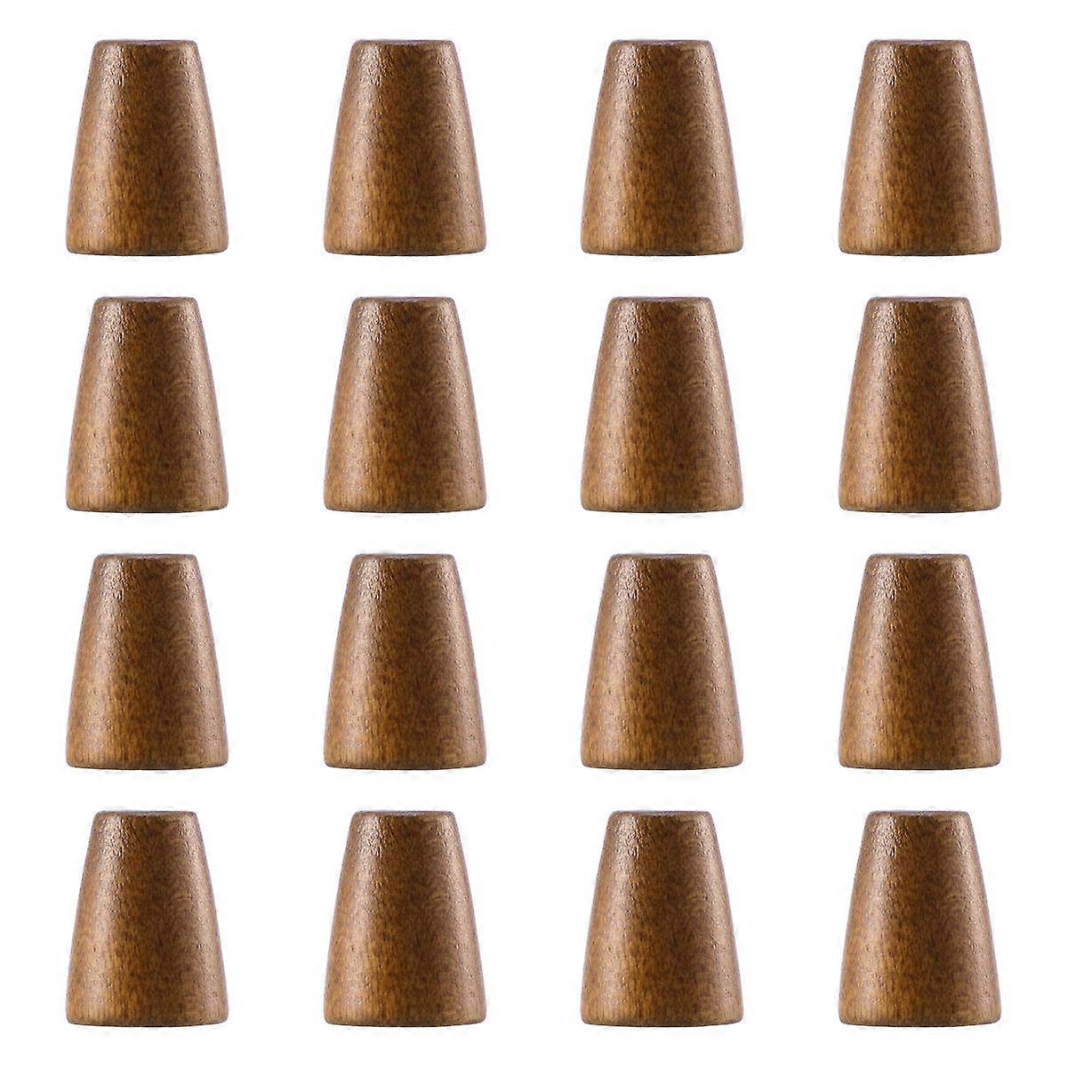 50pcs Wooden Stop Buckle Cord Lock Adjustable Rope Fastener for Clothing, Garments, Sweaters, Backpacks, and Drawstrings – Compact Material Accessory