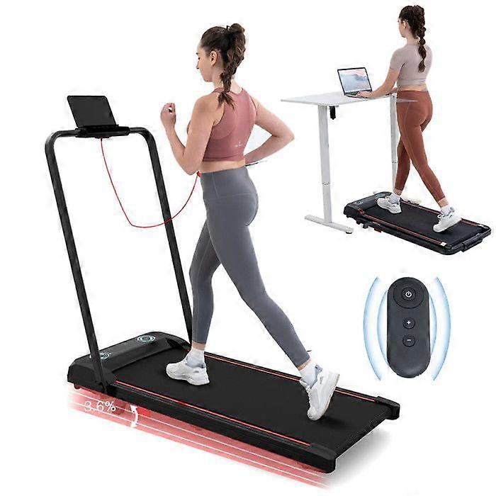 Opvouwbare en hellende loopband 3,6%-ZX4-1400W-10KM/H-LCD-afstandsbediening