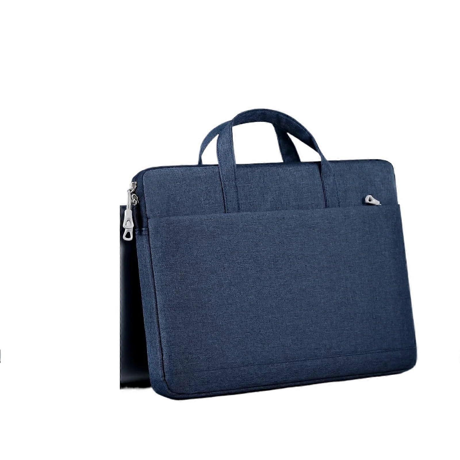 Business Laptop Shoulder Bag Handbag Suitable for Various 13.3, 14, 15.6 Inch Computer Cases for Business (Blue)