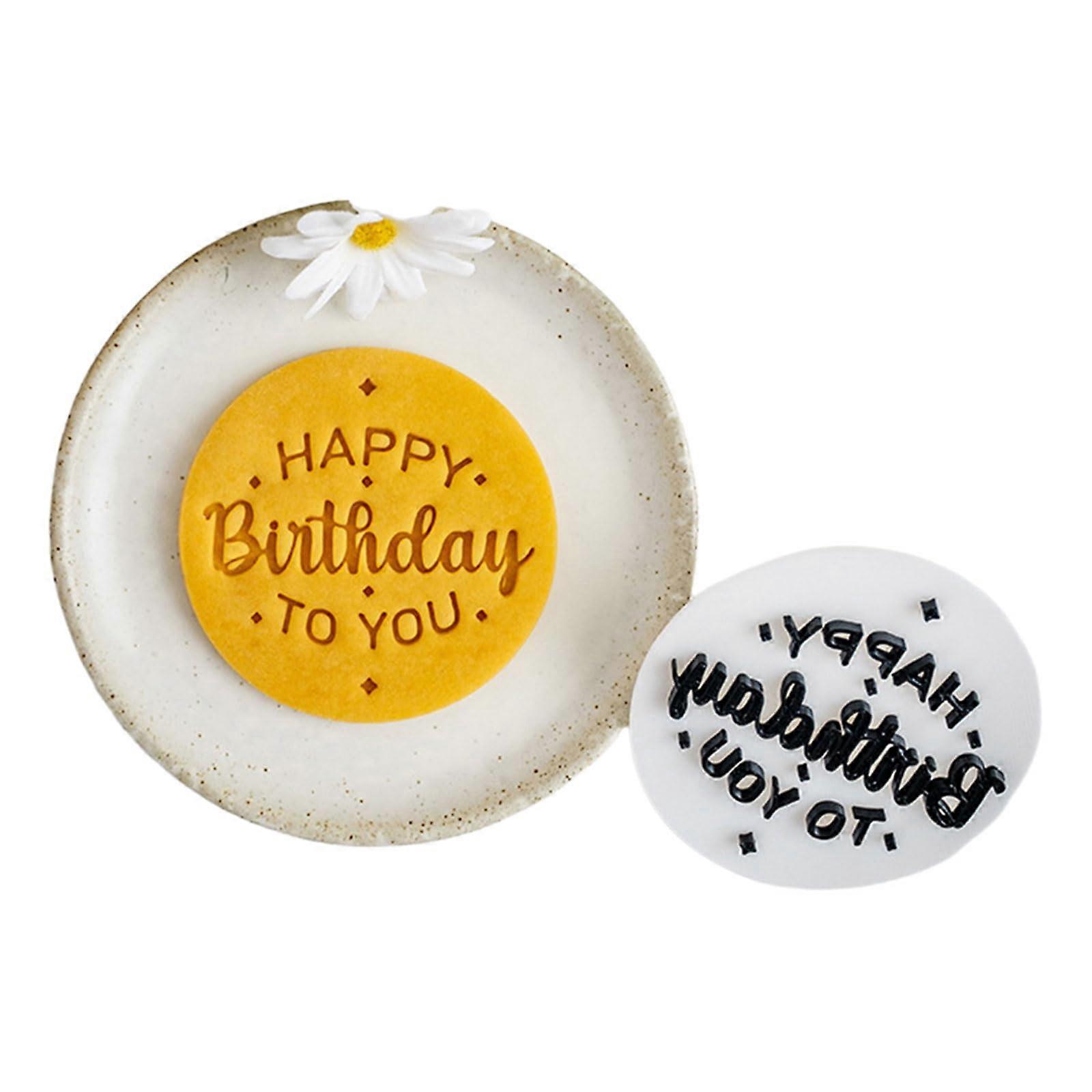 Birthday Cookie Cutters Set, Durable Baking Tools for Birthday Treats, Various Shapes and Sizes for Festive Baking Projects