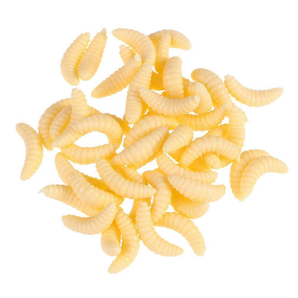 Plastic Bionic Fishing Tool Anglers Beige 100Pack