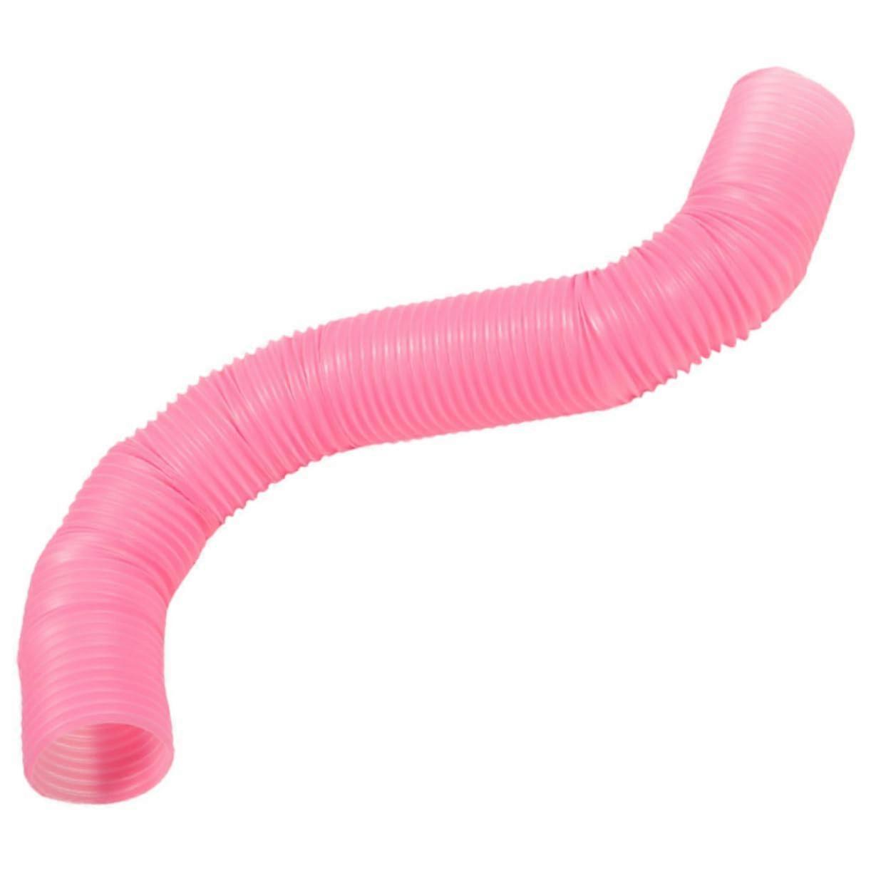 Foldable Plastic Hamster Tunnel for Guinea Pigs, Small Animals, Interactive Training, 100 cm, Multicolored