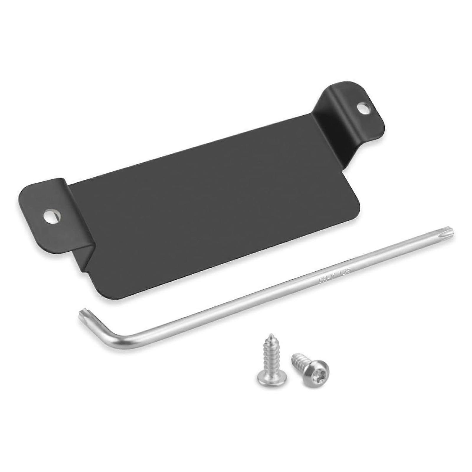 Anti Theft Metal Guard Plate Includes Security Screws & Installation Tool Automotive Security Panel for Automotives Use Multicolor