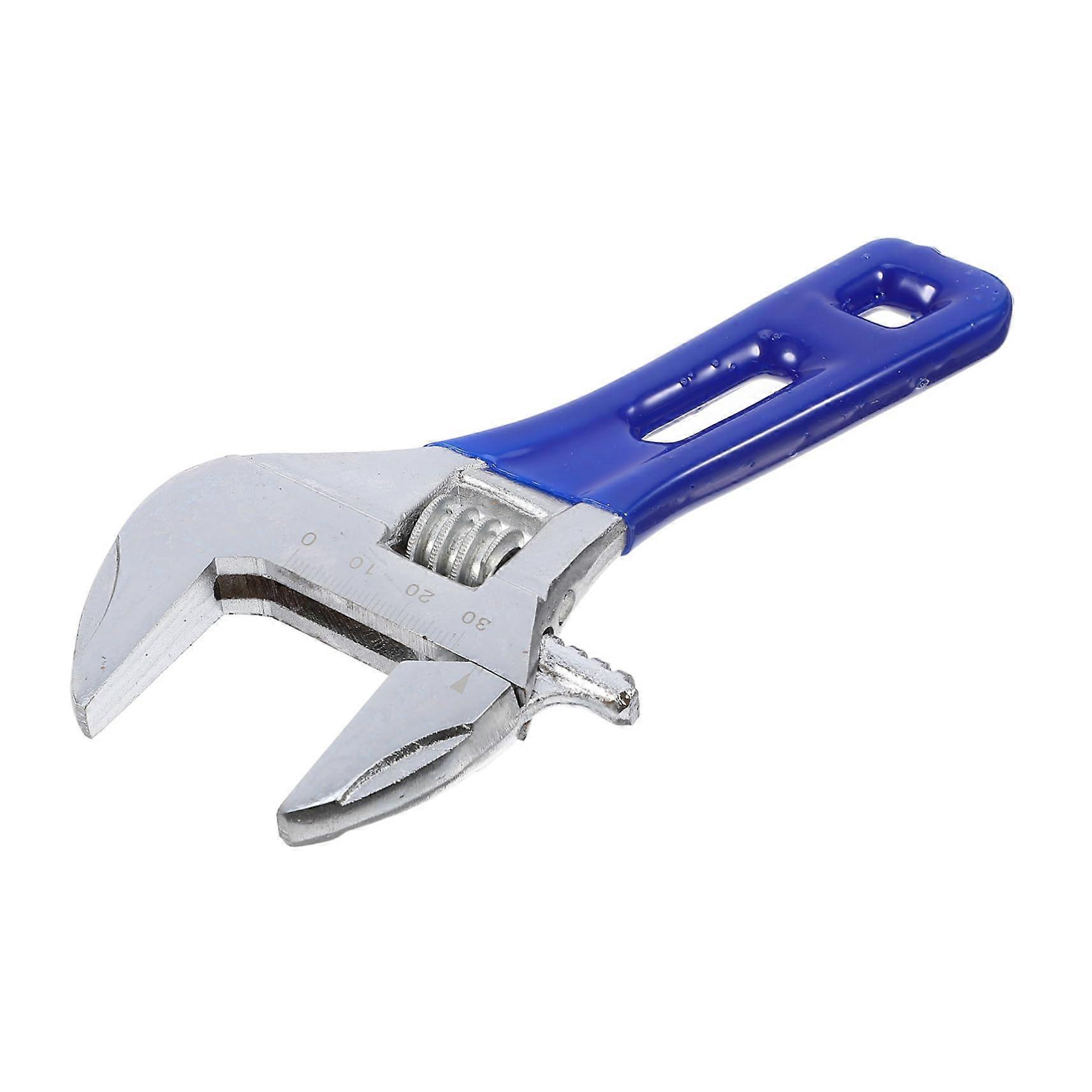Adjustable Wrench Tool 8-Inch Steel Spanner Pliers Knife Sharp Water Tap Wrench Heavy-Duty Small Size
