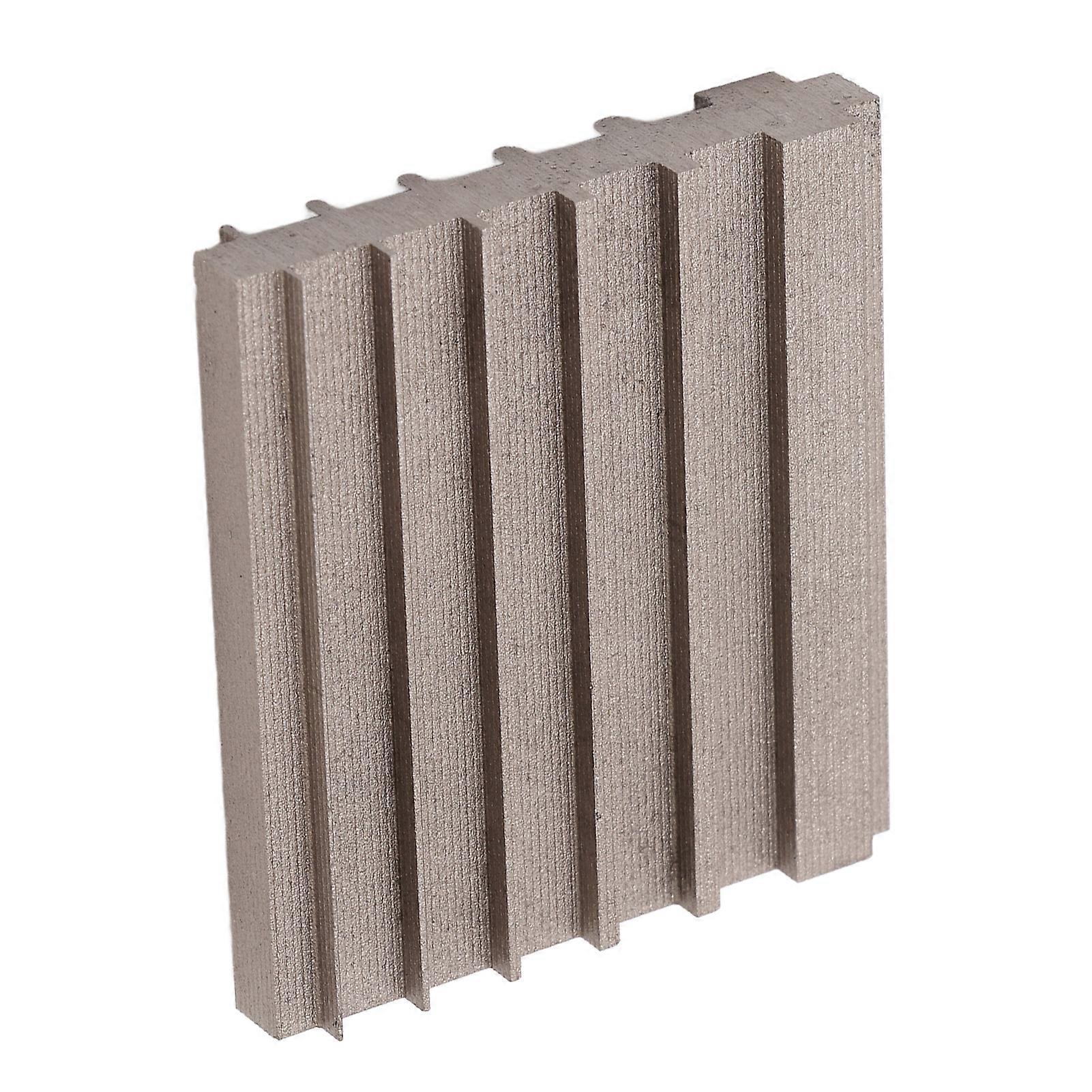 Edge Skiving Grinding Tool DIY Steel Material Durable Convenient Leather Edge Sharpener for 6mm Wide Shovel Repair Grey Quadrate Slot