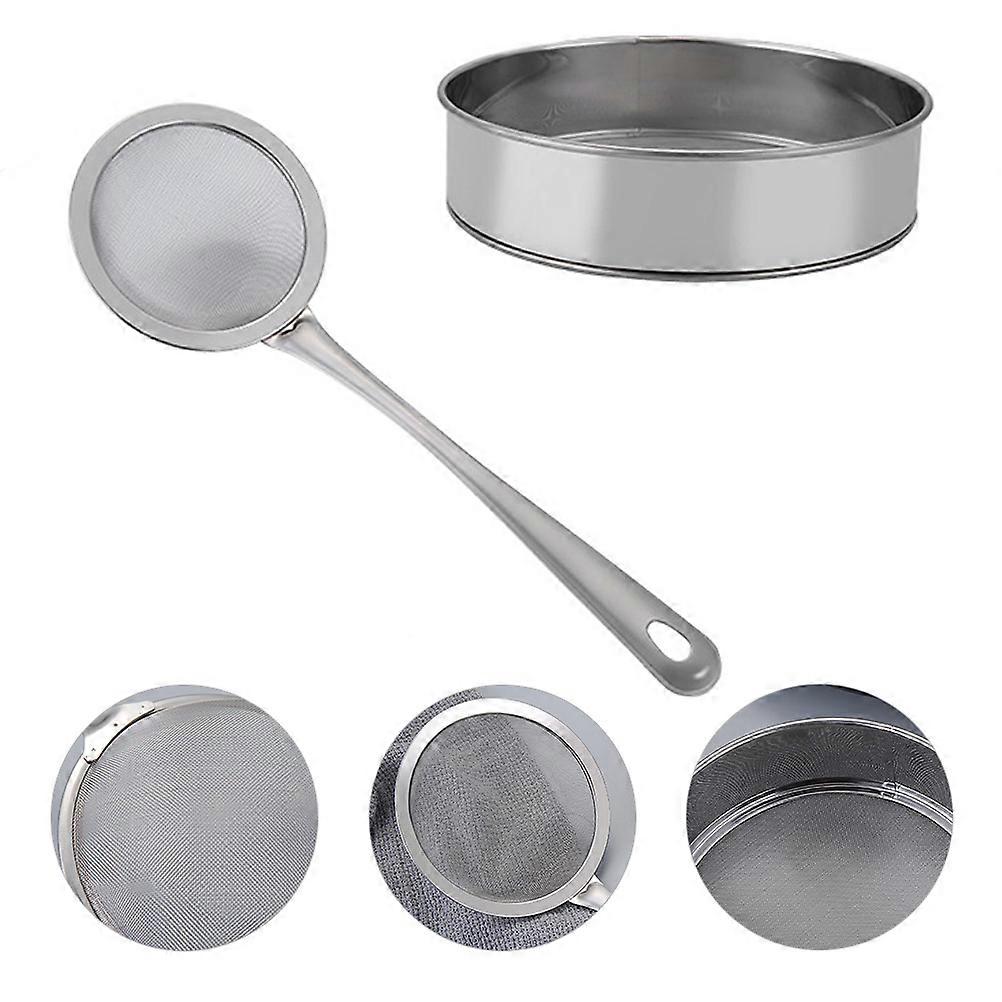 Sieve Net Flour Sifter Set Stainless Steel Baking Tools Handheld 1Set