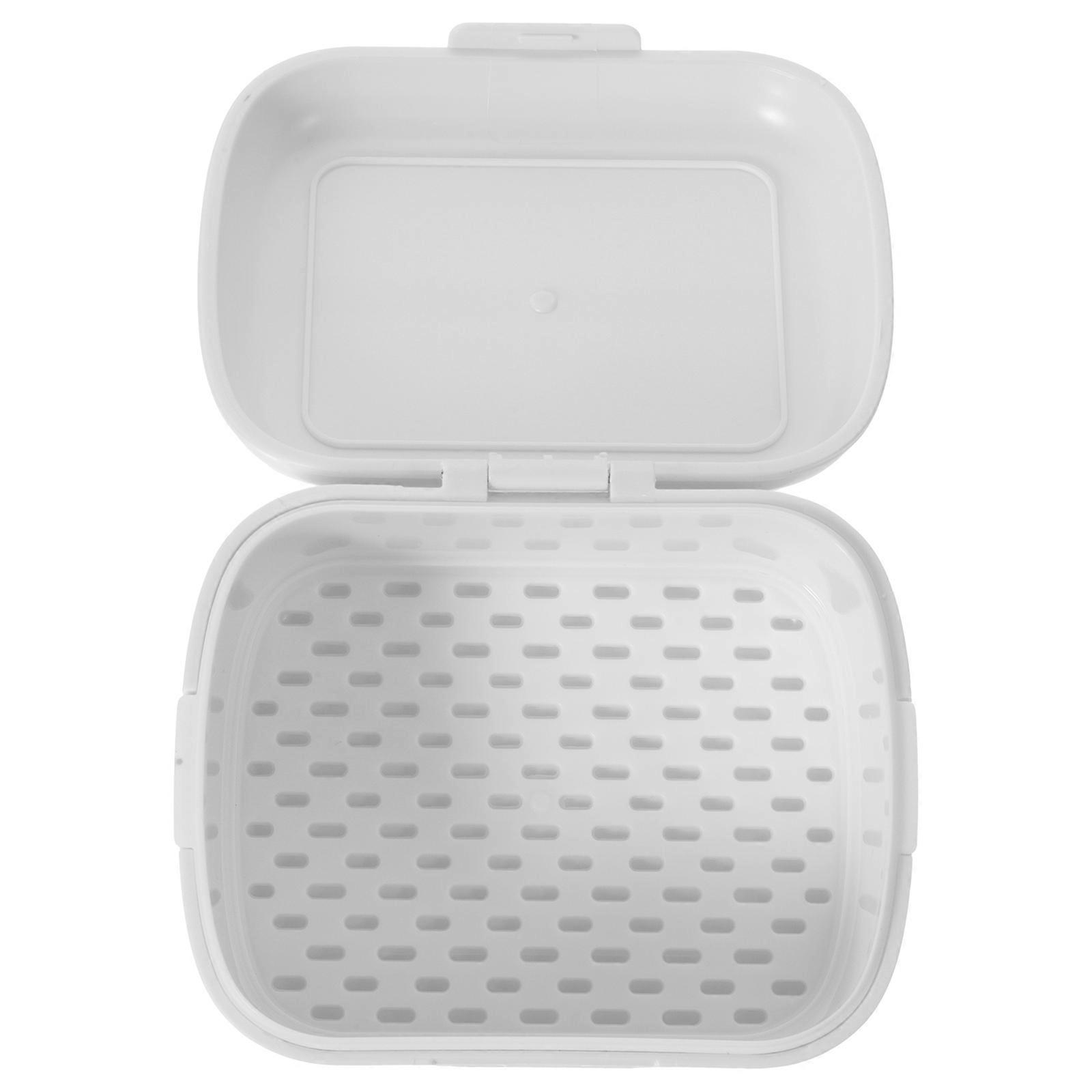 Compact Durable Retainer Case for Dentures and Retainers – Lightweight Portable Storage Box for Daily Use and Travel