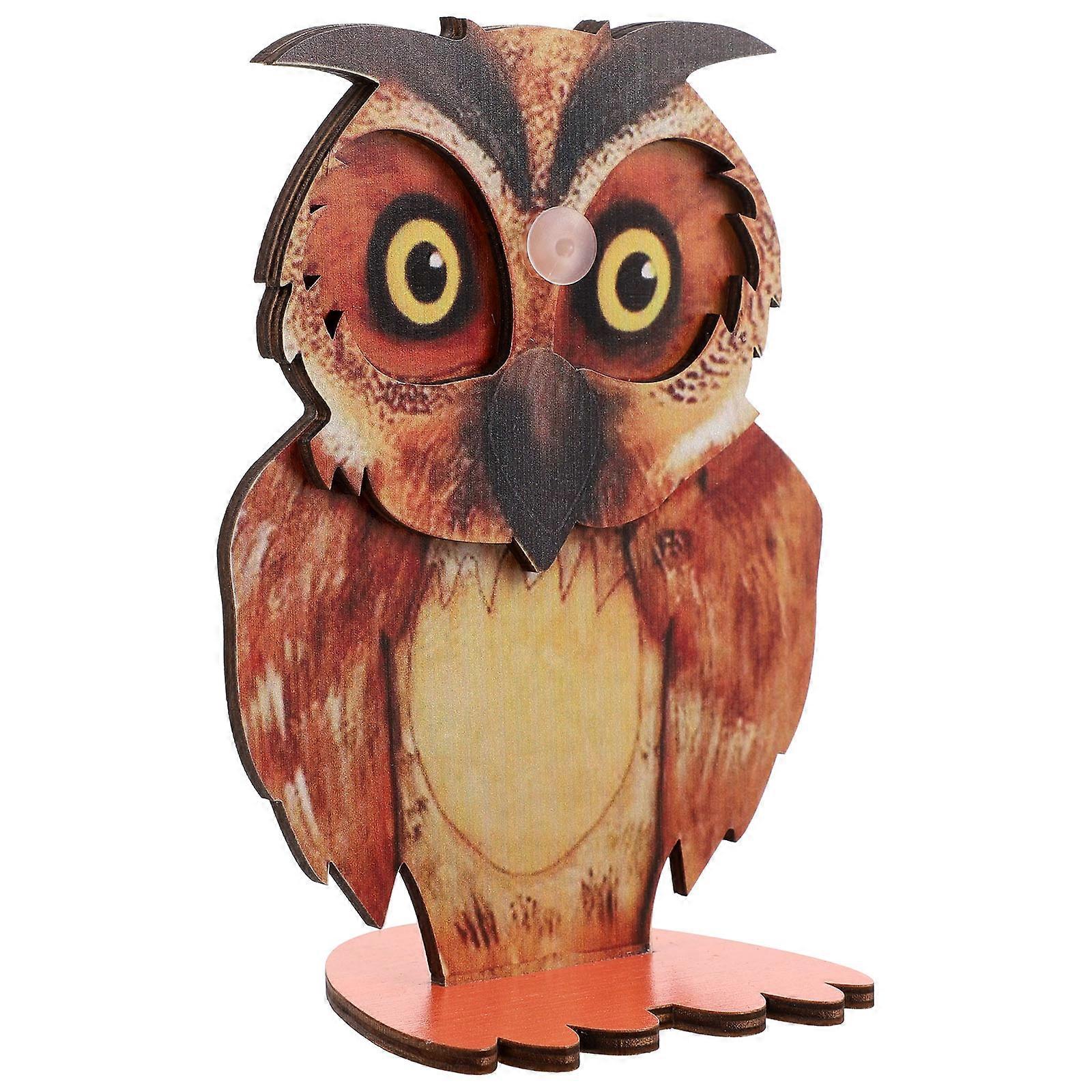 Creative Animal Shaped Glasses Rack Wood Material Desktop Decor 1Pack