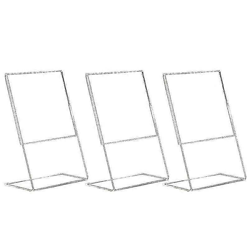 3pcs Acrylic Sign Holder