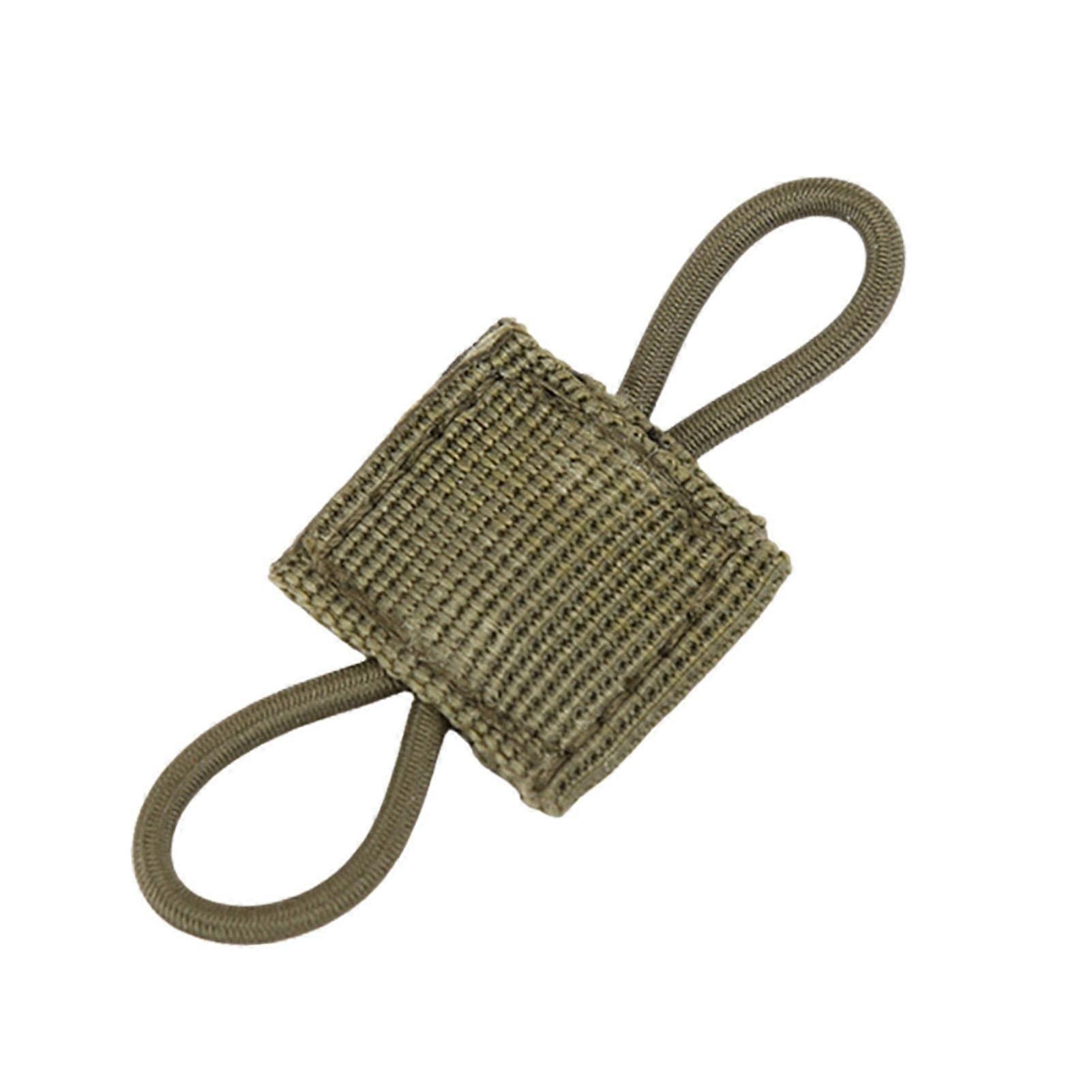 Mesh Holder - Elastic Webbing Bracket for Vests, Bags, Backpacks - Army Green Elastic Strap Buckle Accessory