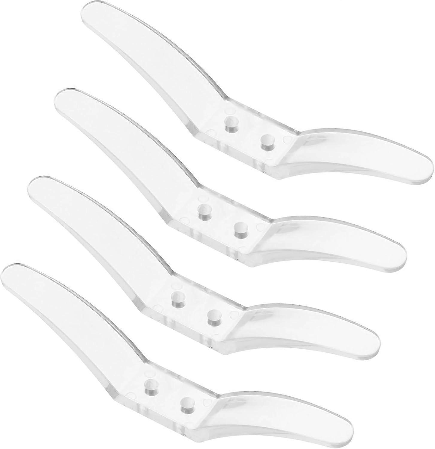 Clear Cord Winder for Blinds,4pcs Cord Fixing Hooks with Safety Cleat