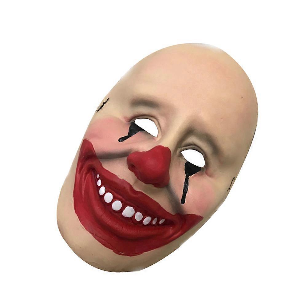 Creepy Halloween Mask Clown Mask Entertainment Scary Night Red 1Pack