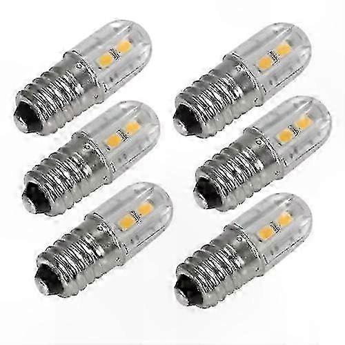 6V AC DC 2W LED Screw Base Light Bulb E10 Socket Lamp Source