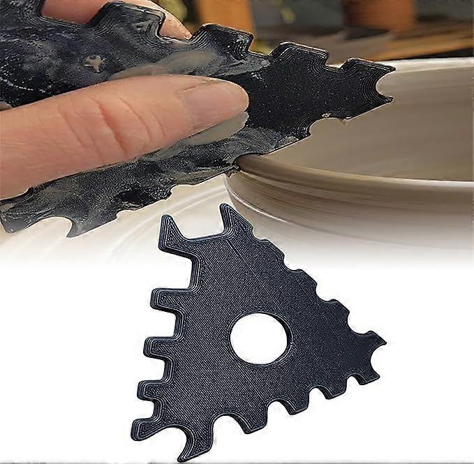 Pottery Foot Shaper Tools, Precision Pottery Foot Trimming and Pottery Rib, for Traditional Handmade and Modern Printed Edge Formers