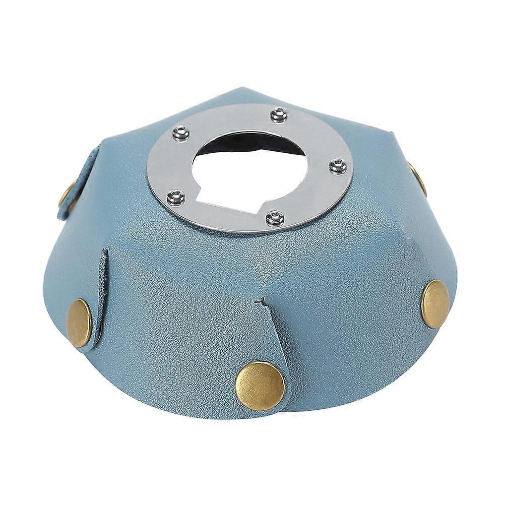 Outdoor Lamp Shade Small Lampshade Home Use Waterproof Pu Protect Lamp Round Bell Shape Retro Design 1Pack