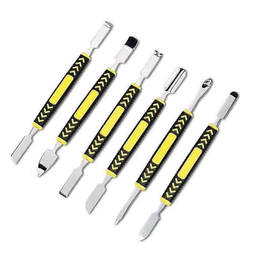 6-Piece Electronics Repair Tool Set for Tablet Opening, Pry Tools, Small Metal Spatula