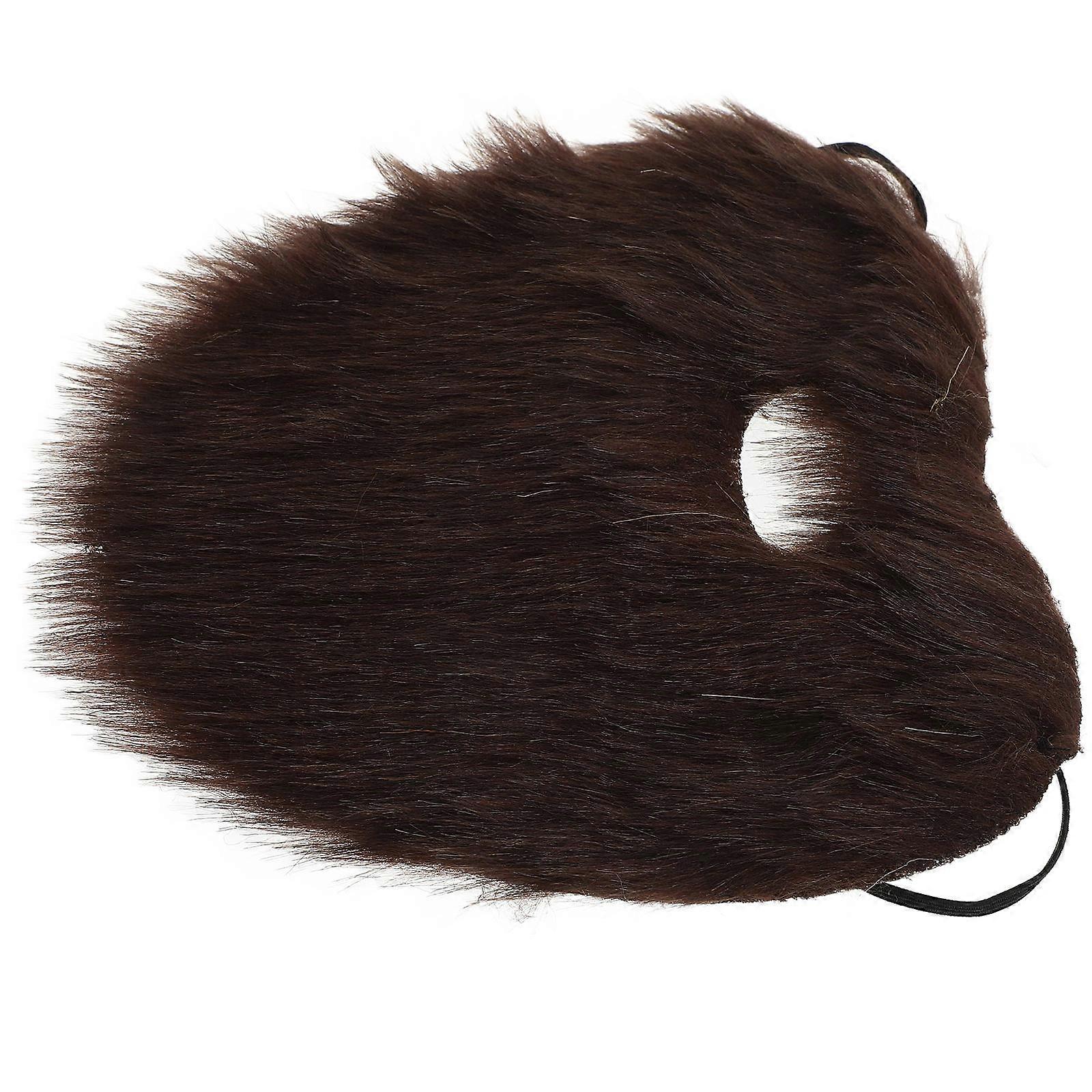 Mens Fake Beard Simulated For Halloween Celebration Fuzzy Material Realistic Design 1Pack