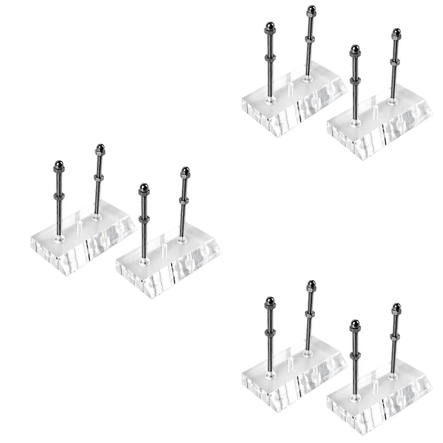 Skateboard Hanger 6PCS Wall Mount Deck Rack for Skateboards Deck Display and Storage