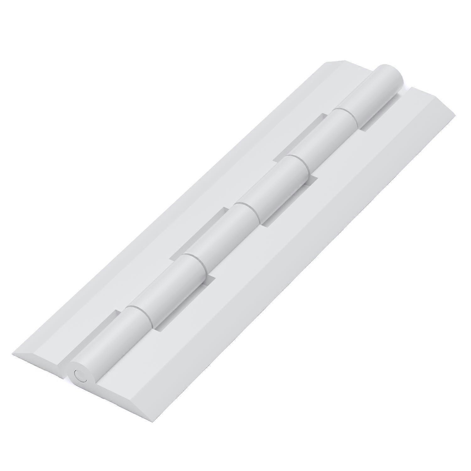 White Acrylic Hinges, 150mm, Piano Hinges