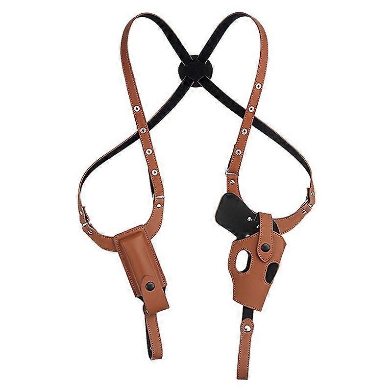 MANBA H248 Étui Tactique Cuir PU Double Épaule Dissimulation Étui Pistolet Invisible Bras