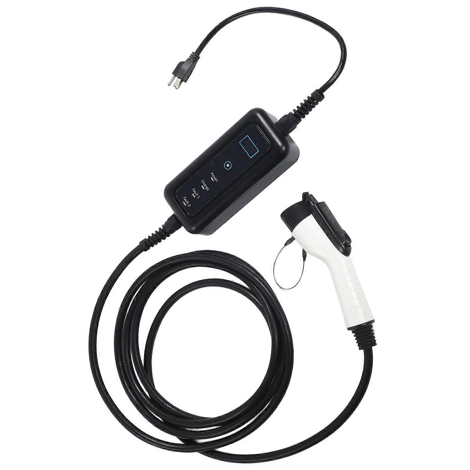Level 1 EV Charger Cable Type 1 SAE J1772 Standard 240V 3.5Kw 16A 5m Long 100‑240V