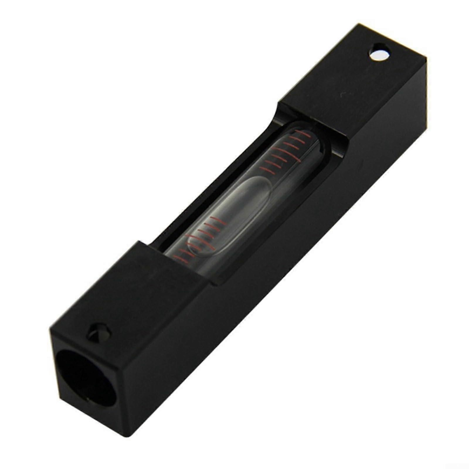 Aluminum Alloy Spirit Level For Precision Machinery And Instrument Calibration Black