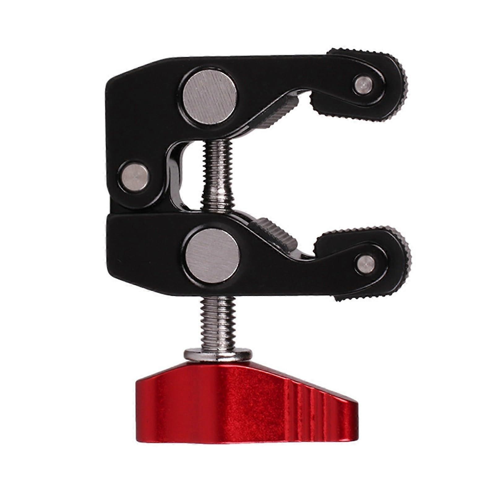 Flexible Ball Head Clamp With Dual-Threaded, 1/4 In And 3/8 In, Compatible With DSLR Monitors