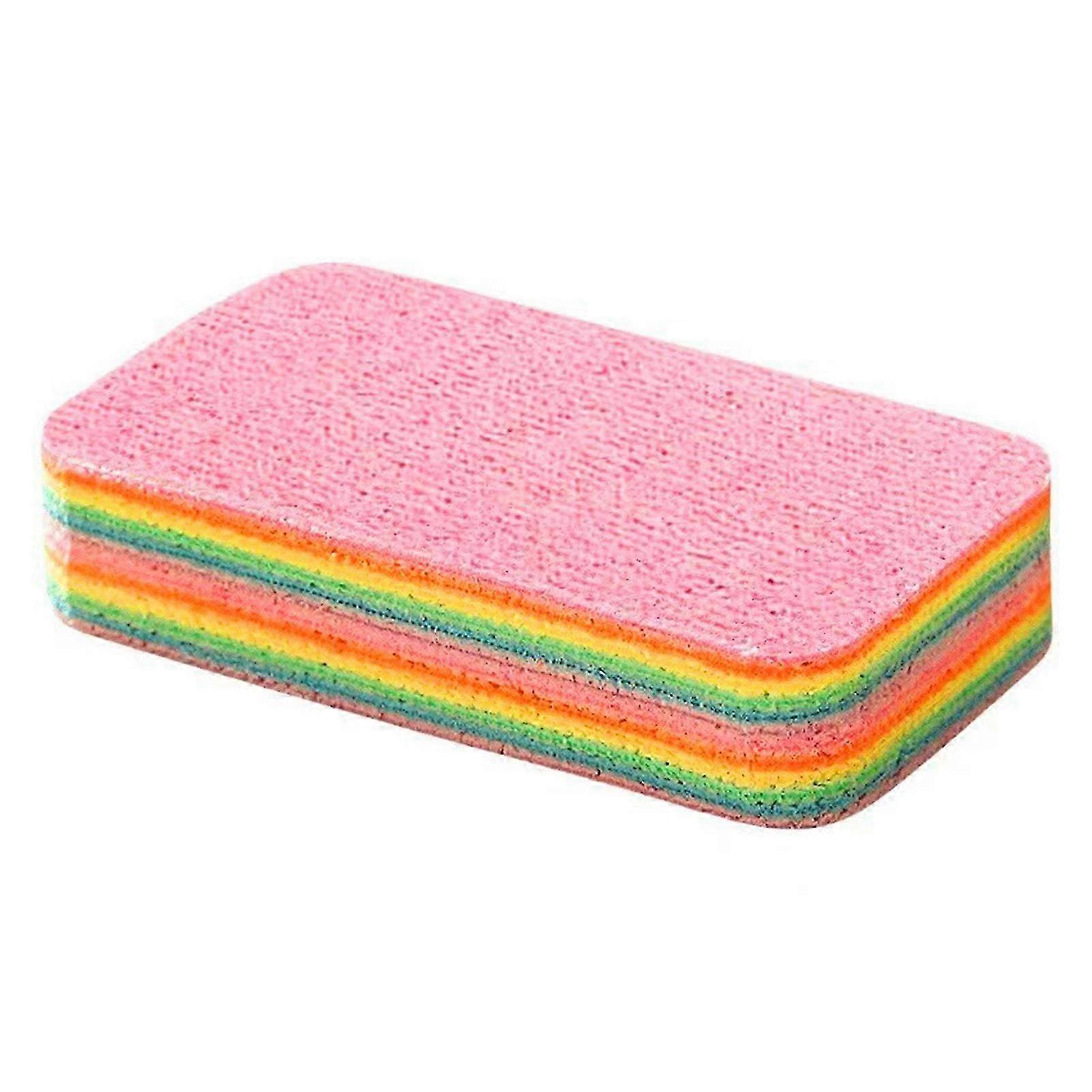 12 Layer Microfiber Sponge Washable Reusable Cleaning Rag for Kitchen