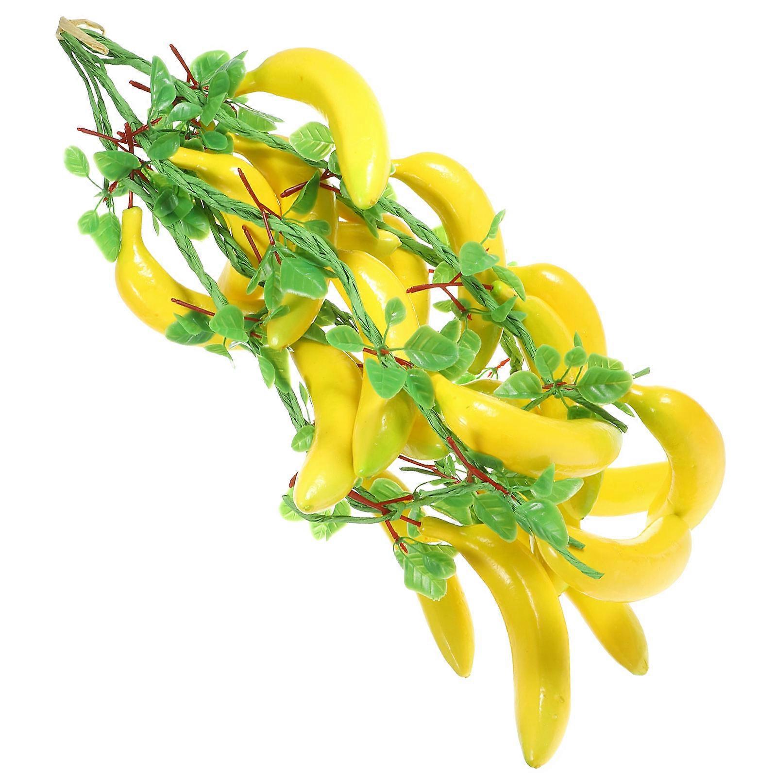 Artificial Banana Strings for Decor Sturdy and Lifelike Multi Color Foam and Hemp Rope 5pcs