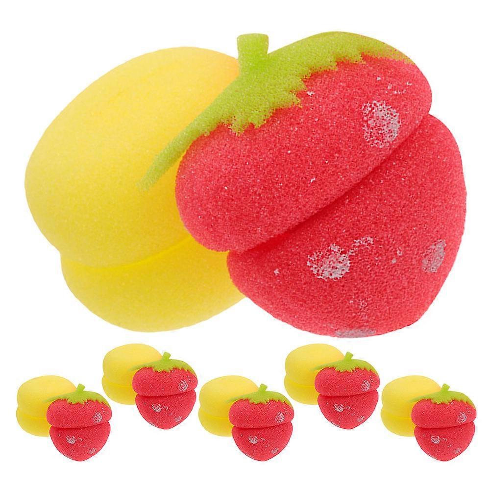 Cute Hair Styling Curlers Gentle on Hair with Sponge Material for Daily Use 12pcs