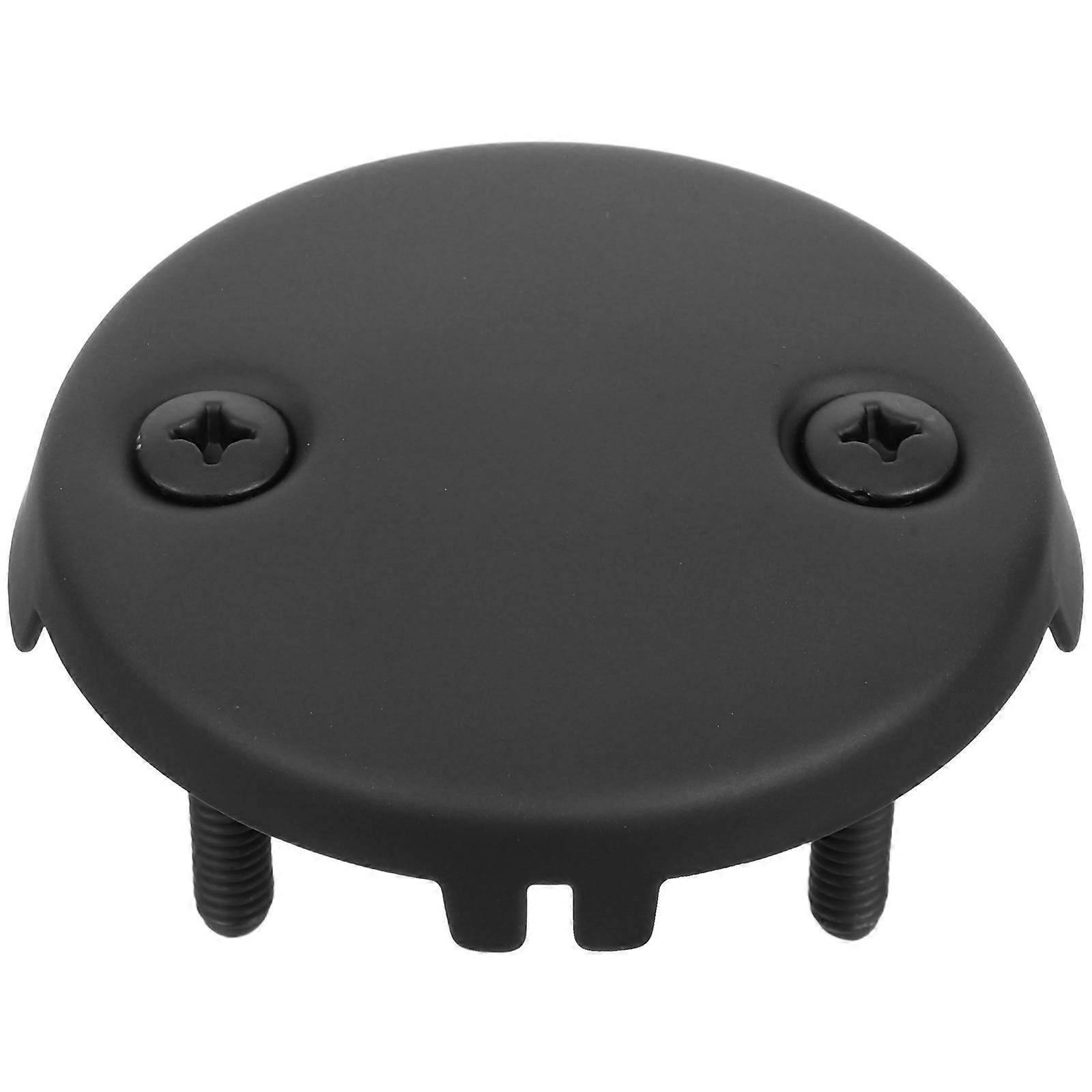 Bath Overflow Drain Cover Stainless Steel Bathtub Overflow Drain Cover Plate Homeowners Diy Enthusiasts 7.80X7.80X1.40CM Prevent Water Overflow 1 Pair