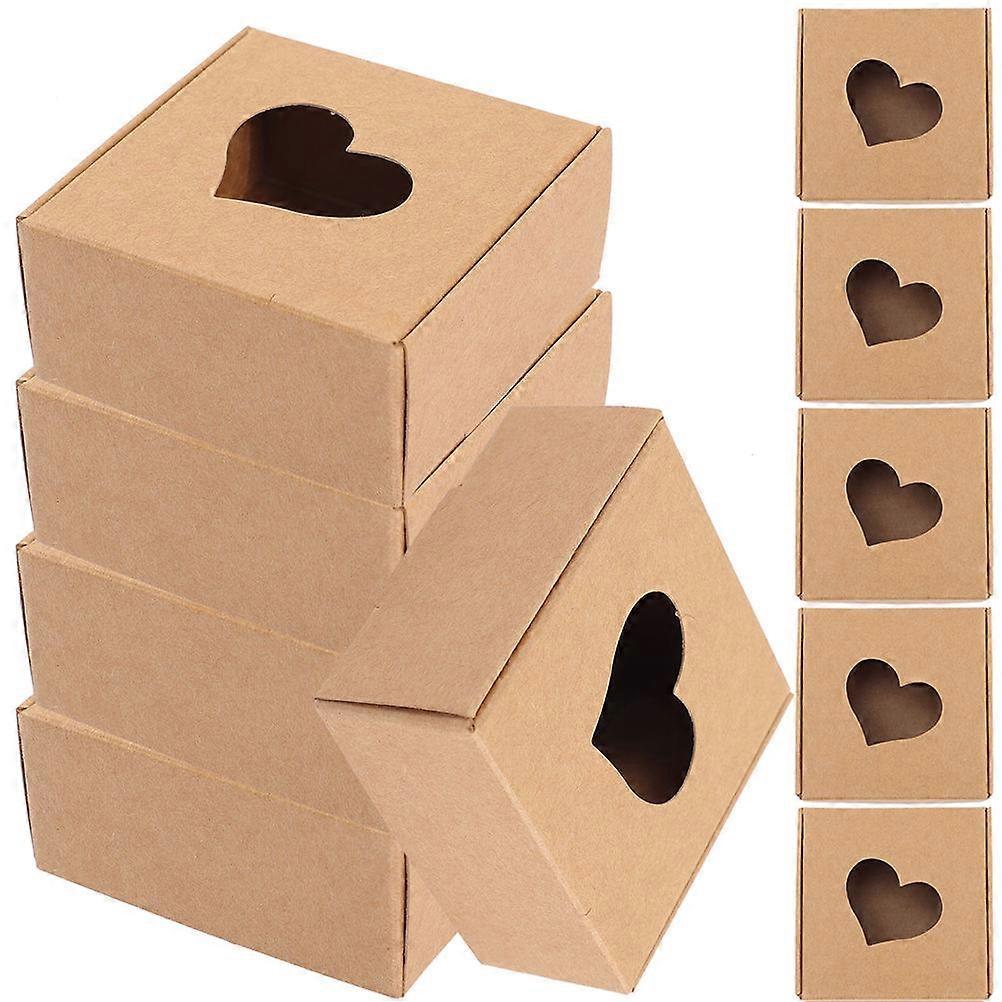 Kraft Soap Boxes Simple Style For Wedding Gift Wrapping 40Pcs