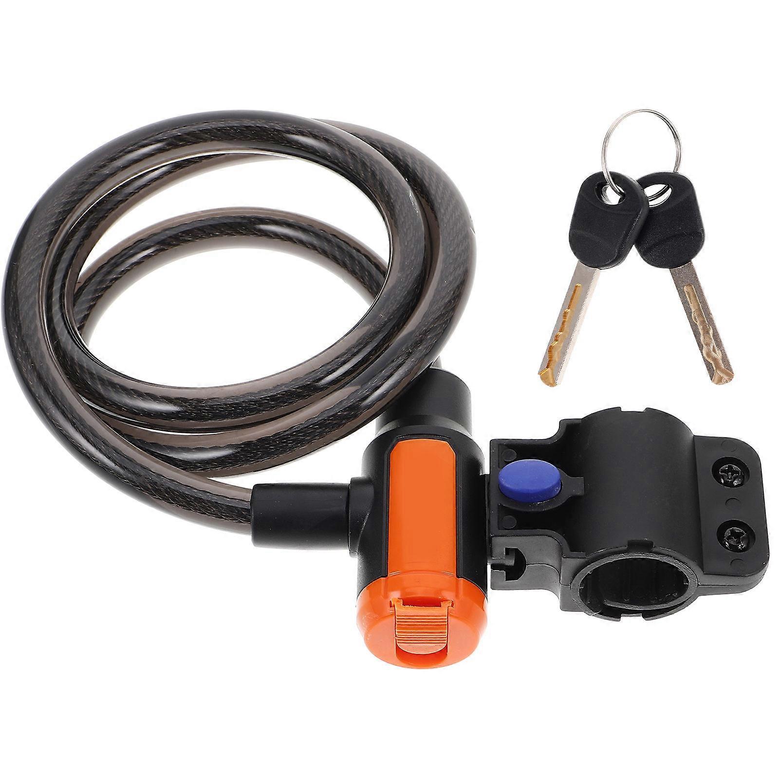 Bicycle Accessories Locks Heavy Duty Anti Theft For Electric Bikes And Scooters Black Appearance 1Set