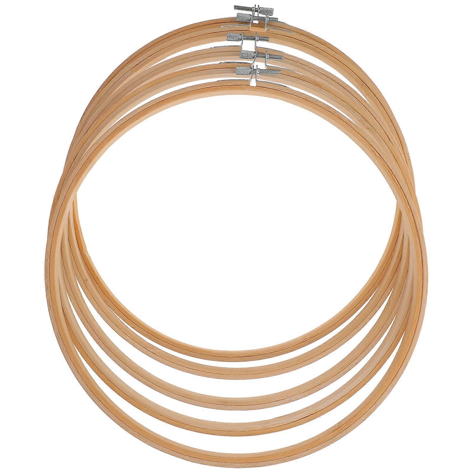 Golden Embroidery Hoop for DIY Craft Projects and Wall Decorations 10 Pieces 26cm