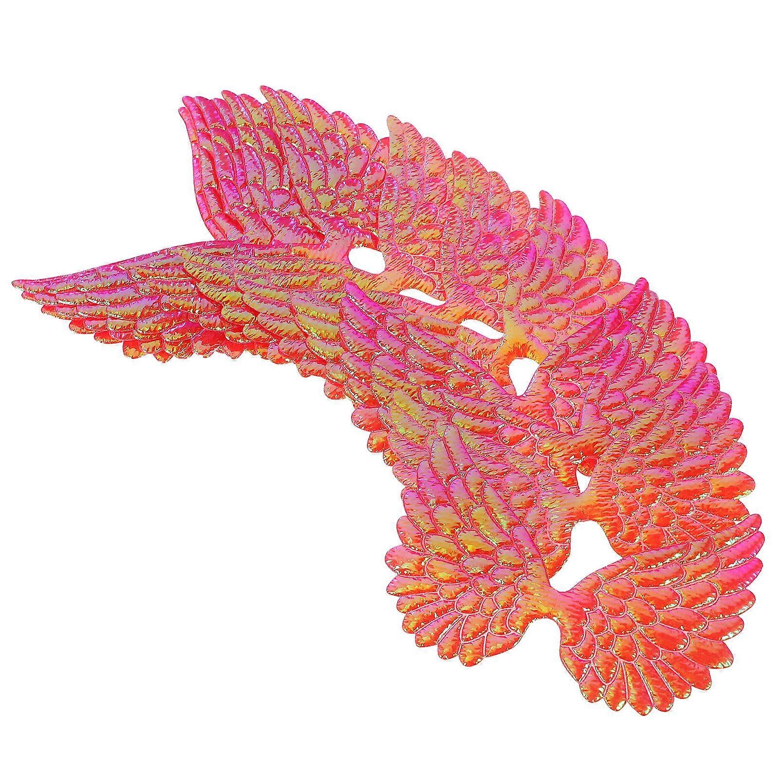 Angels Wings 12Pcs Decorative Craft Ornaments For Wedding Party And DIY Projects With Compact Design In Red Color