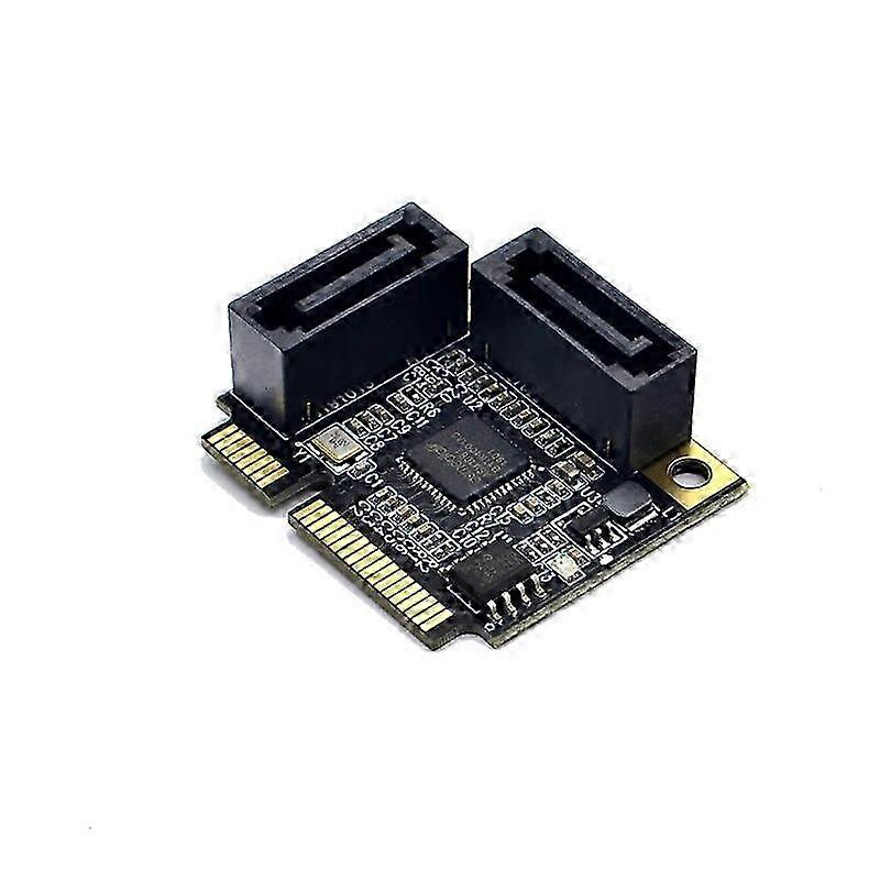 2025 BTBcoin Add On Card Mini PCI-E PCI Express to 2 Ports SATA 3.0 Converter SSD HDD SATA3 Controller Expansion Card SATA Multiplier