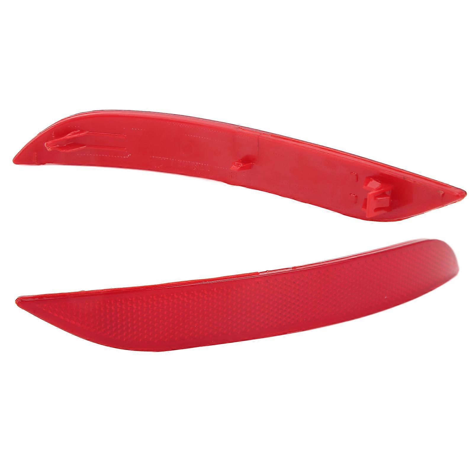 1 Pair Rear Bumper Reflector 63147314884 Smooth Surface Strong Retroreflection Fit for X135i Sport Utility 4‑Door 2013 