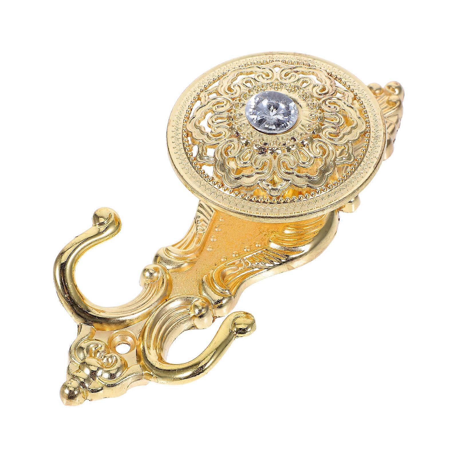 Here's a refined and engaging product description for your **Vintage Double Hook Curtain Tiebacks with Crystal Beads**:
**Vintage Double Hook