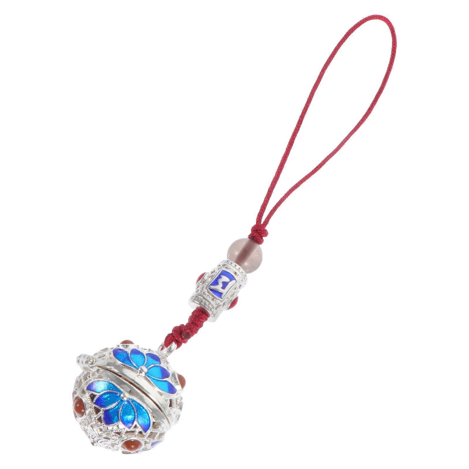 Silver Sachet Balls Phone Hanging Pendant for Decor with Fine Polish Process and Smooth Surface 3cm